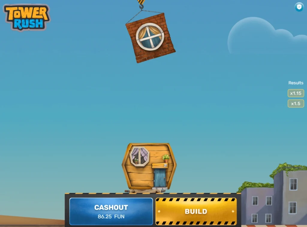 Tower Rush, juego crash de Galaxsys, vista previa